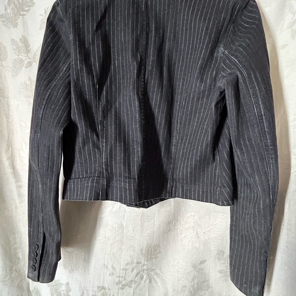 Vintage Lauren Jeans Co. Premium
Size Large Crop Jean jacket Double breasted - Picture 3 of 10